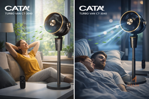 CATA CT-3040 Turbo Ayaklı Vantilatör - CATA elektrik malzemesi