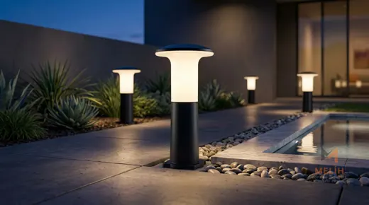 Bahçe Armatürü Işıldar Mantar Set Üstü 42 cm