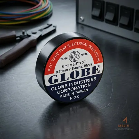 Globe Elektrik Bandı (İzole Bant) Siyah - GLOBE elektrik malzemesi