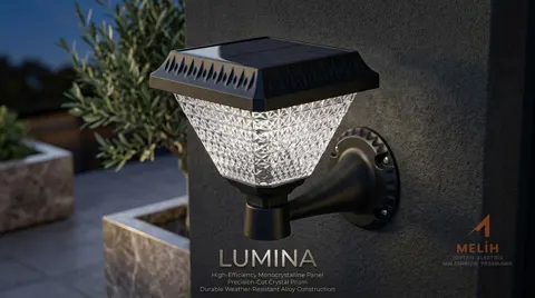 Cata  Riva Solar LED Bahçe Armatürü - CATA elektrik malzemesi