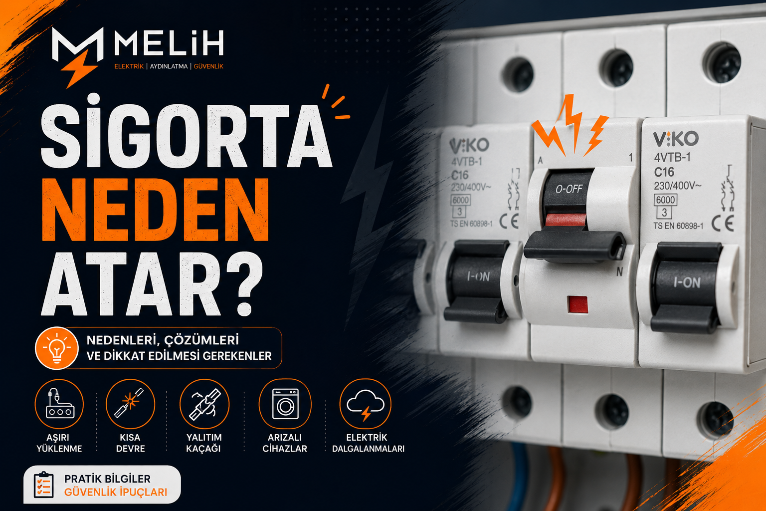 Sigorta Neden Atar? (En yaygın sebepler ve çözümleri)