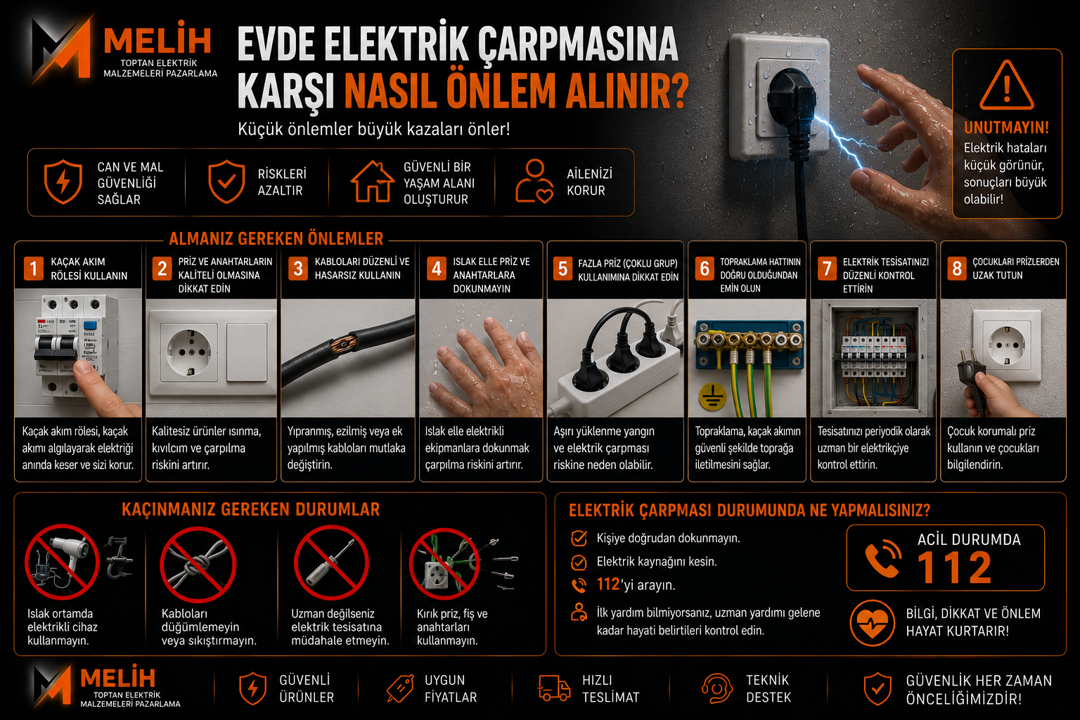 Evde Elektrik Çarpmasına Karşı Nasıl Önlem Alınır?