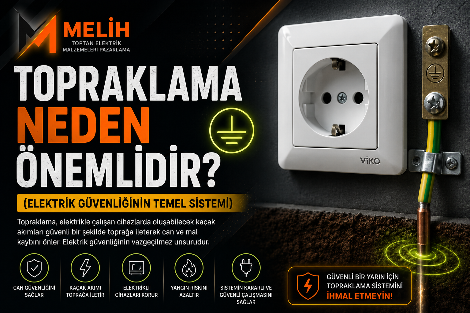 Topraklama Neden Önemlidir? (Elektrik güvenliğinin temel sistemi)