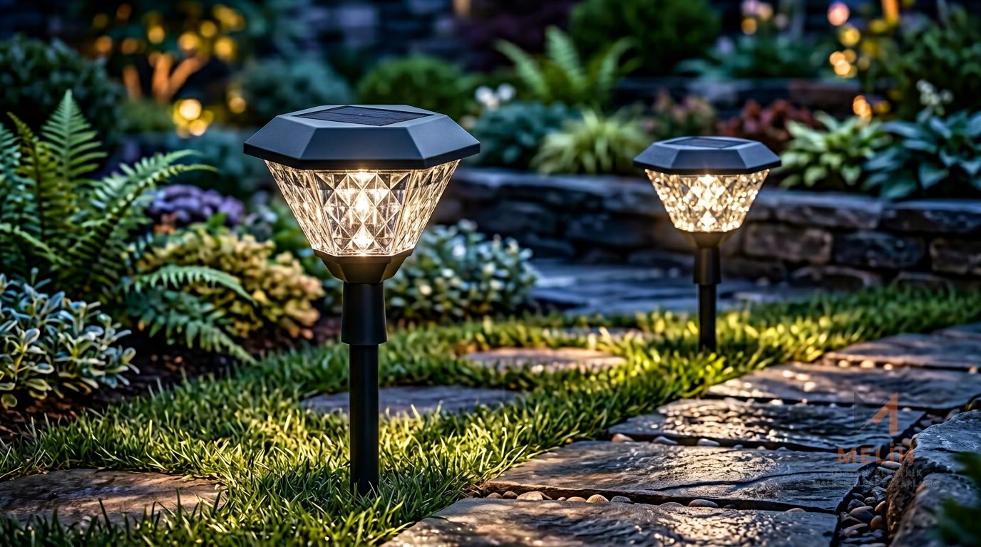 Cata Riva Solar LED Çim Direği