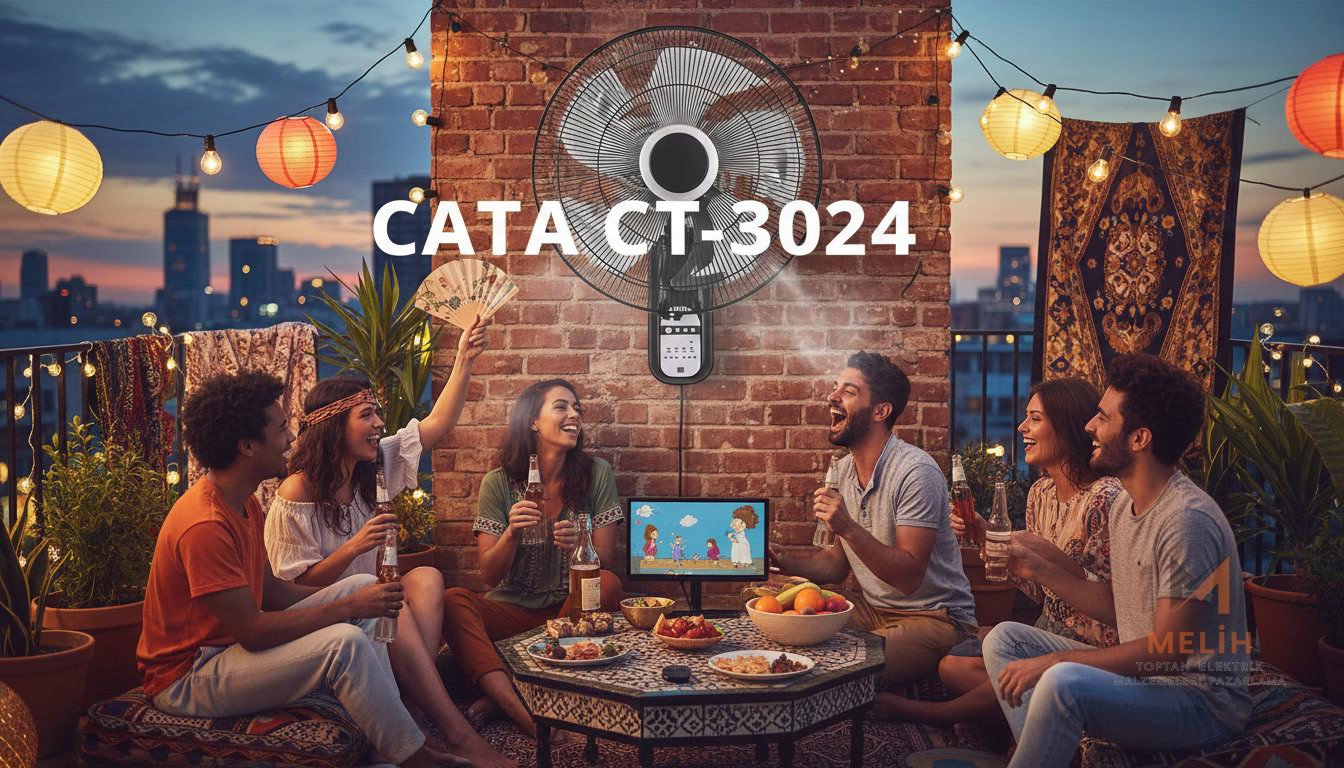 CATA CT-3024 Altay Kumandalı Duvar Tipi Vantilatör
